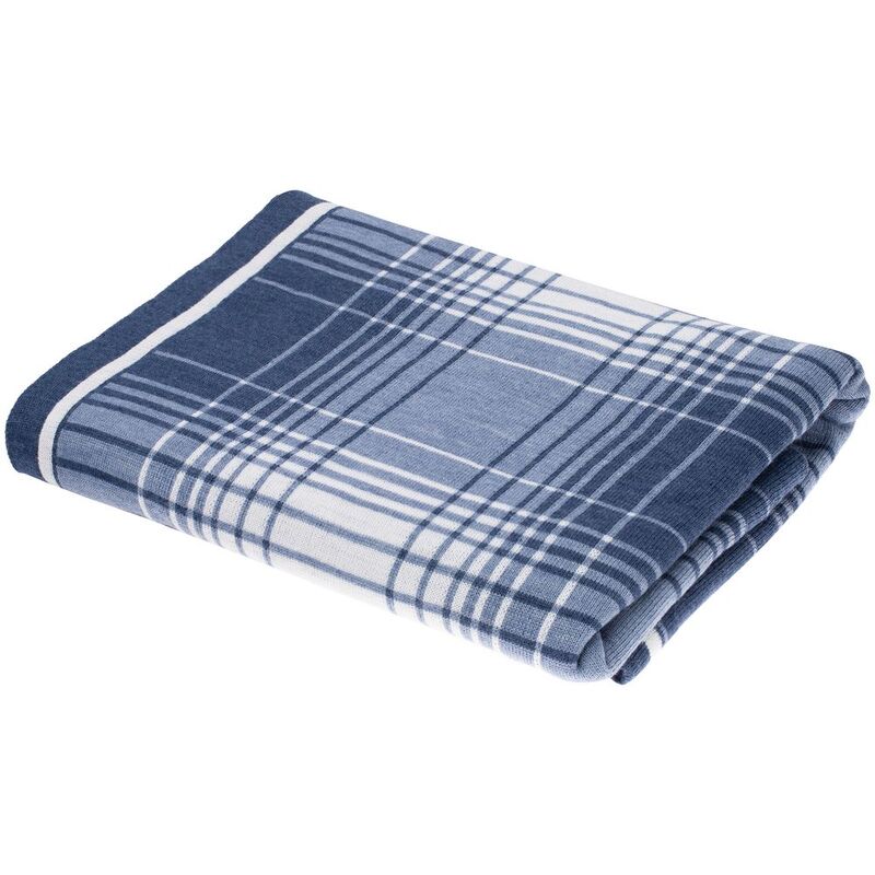 Плед Duotone, синий с белым арт.19029.46