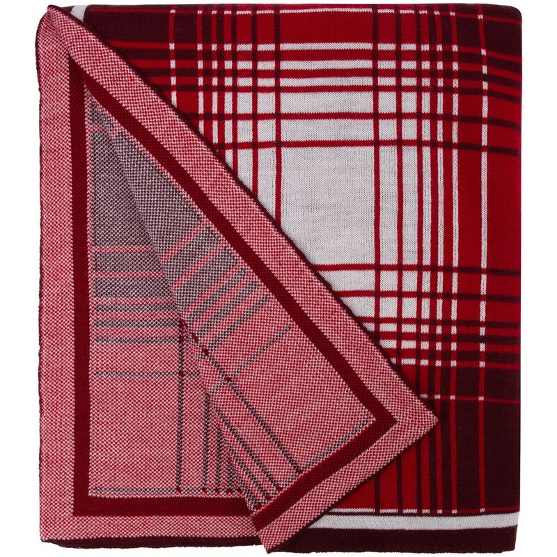 Плед Duotone, красный с белым арт.19029.56