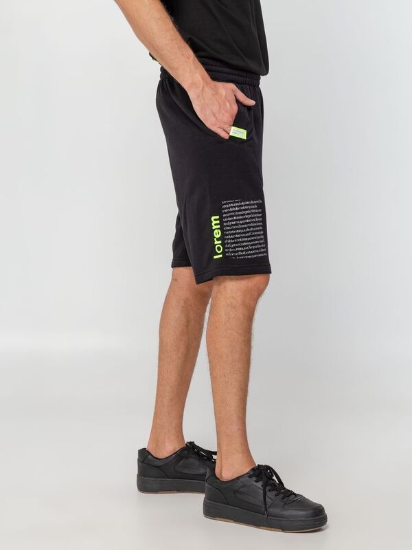 Шорты Terry, черные арт.16230.30