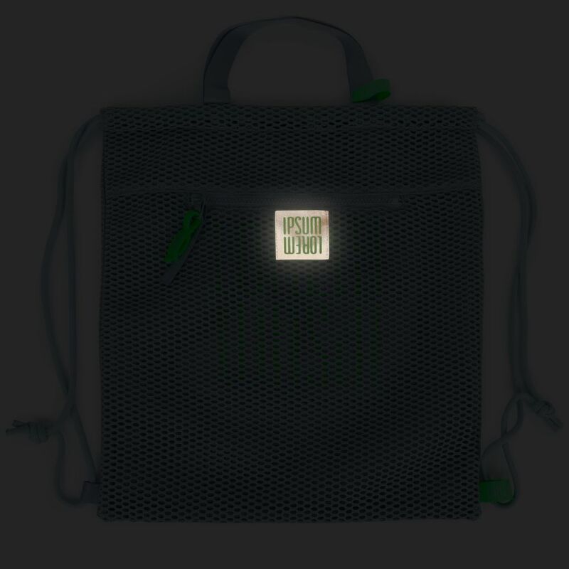 Лейбл светоотражающий Tao, L, серый арт.15944.10