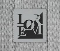 Лейбл светоотражающий Tao, L, серый арт.15944.10