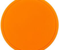 Лейбл из ПВХ Dzeta Round, L оранжевый неон арт.15354.22