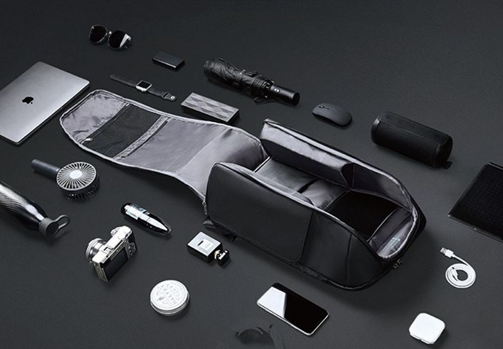 Рюкзак FlipPack, черный с зеленым арт.14387.39