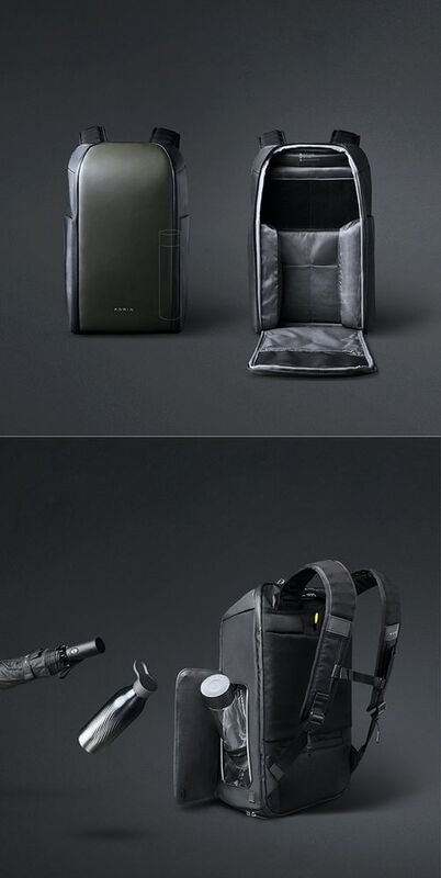 Рюкзак FlipPack, черный с зеленым арт.14387.39