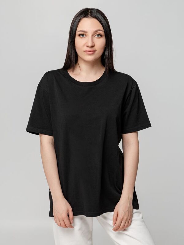 Футболка унисекс оверсайз Street Vibes, черная арт.16900.30