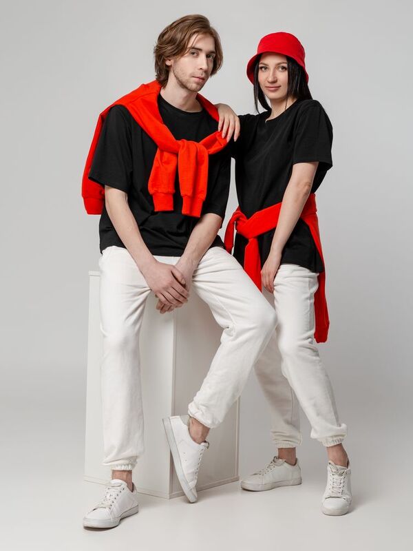 Футболка унисекс оверсайз Street Vibes, черная арт.16900.30