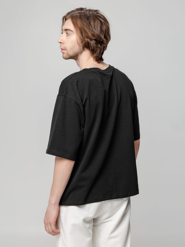 Футболка унисекс оверсайз Street Vibes, черная арт.16900.30