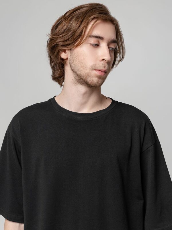 Футболка унисекс оверсайз Street Vibes, черная арт.16900.30