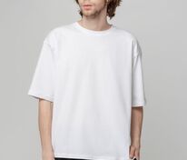 Футболка унисекс оверсайз Street Vibes, молочно-белая арт.16900.60