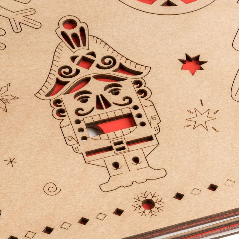 Новогодняя книга &laquo;Щелкунчик&raquo; с подвесками арт.30160