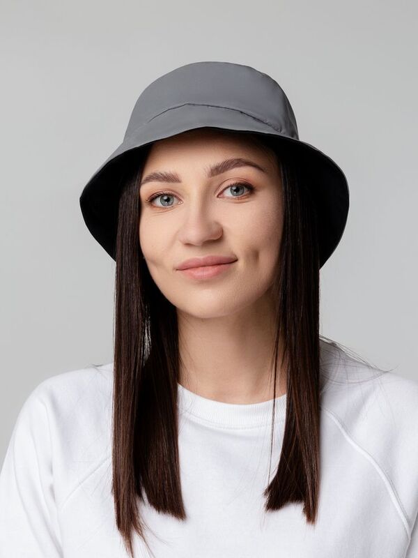 Панама Manifest из светоотражающей ткани, серая арт.15346.11
