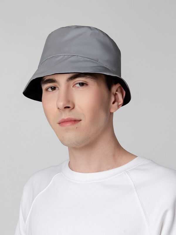 Панама Manifest из светоотражающей ткани, серая арт.15346.11