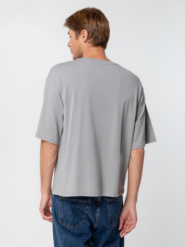 Футболка унисекс оверсайз Street Vibes, серая арт.16900.11