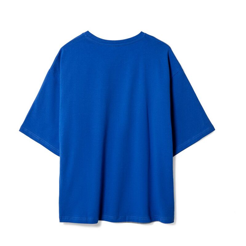 Футболка унисекс оверсайз Street Vibes, ярко-синяя арт.16900.44