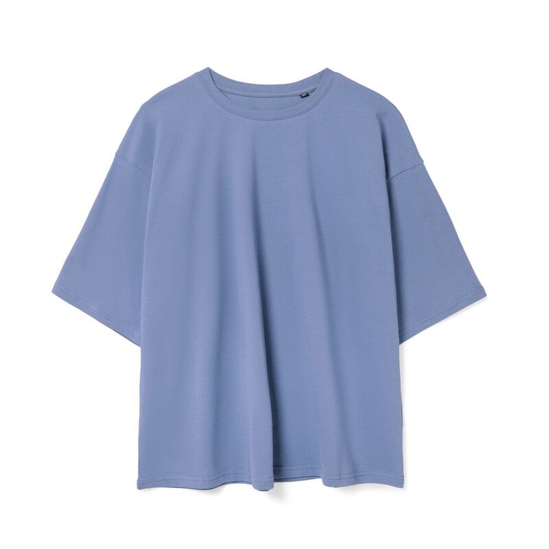 Футболка унисекс оверсайз Street Vibes, синяя (лавандовая) арт.16900.14