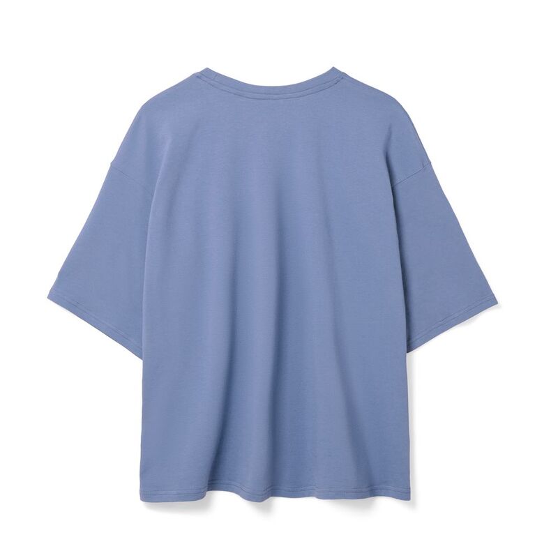 Футболка унисекс оверсайз Street Vibes, синяя (лавандовая) арт.16900.14