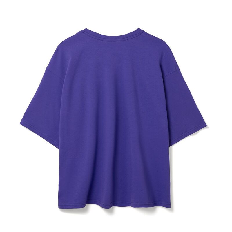 Футболка унисекс оверсайз Street Vibes, фиолетовая арт.16900.77