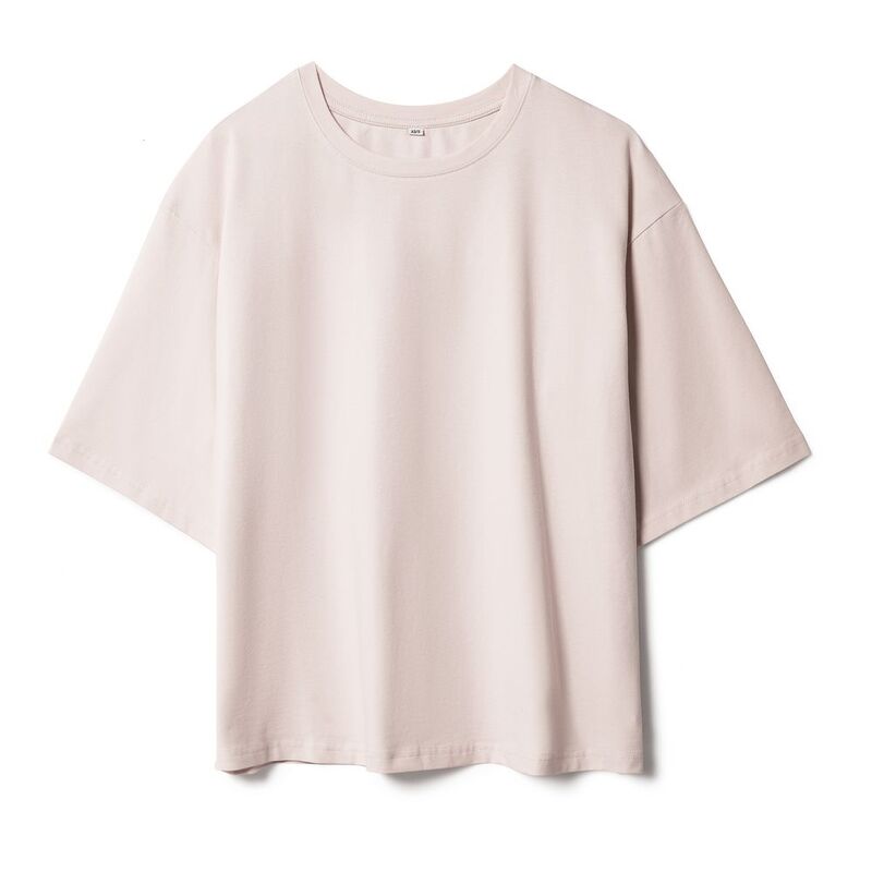 Футболка унисекс оверсайз Street Vibes, бежевая арт.16900.10