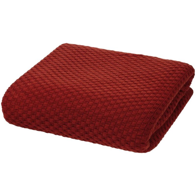 Плед Sheerness, коричневый (терракота) арт.14744.55