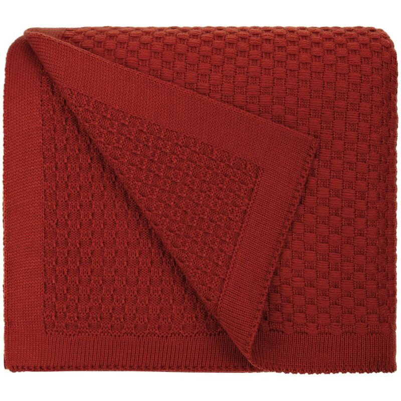 Плед Sheerness, коричневый (терракота) арт.14744.55