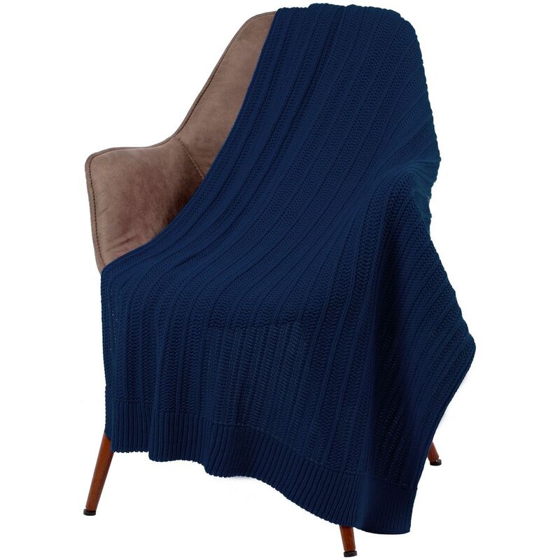 Плед Termoment, темно-синий арт.15515.44