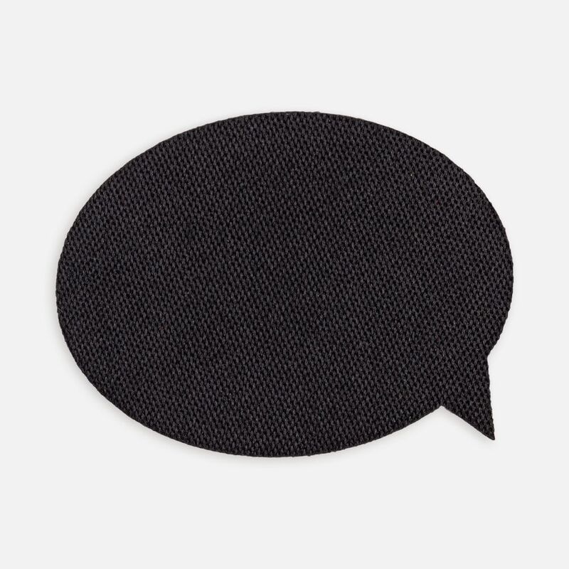 Наклейка тканевая Lunga Bubble, M, черная арт.17902.30