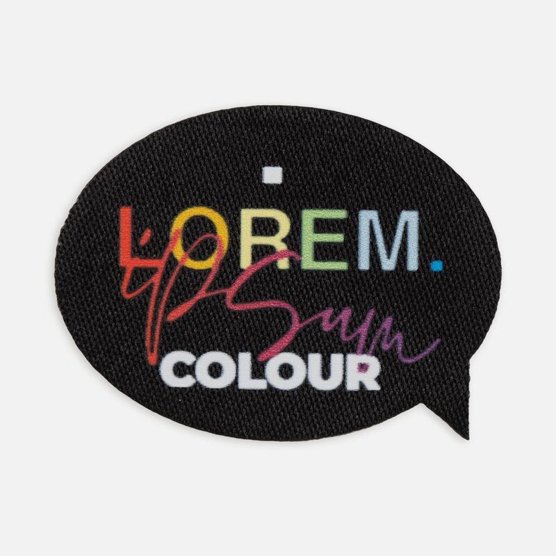 Наклейка тканевая Lunga Bubble, M, черная арт.17902.30