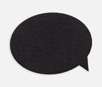 Наклейка тканевая Lunga Bubble, M, черная арт.17902.30