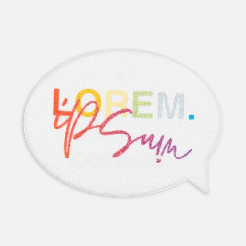 Наклейка тканевая Lunga Bubble, M, белая арт.17902.60