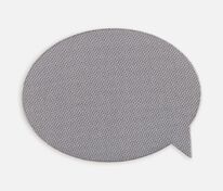 Наклейка тканевая Lunga Bubble, M, серая арт.17902.10