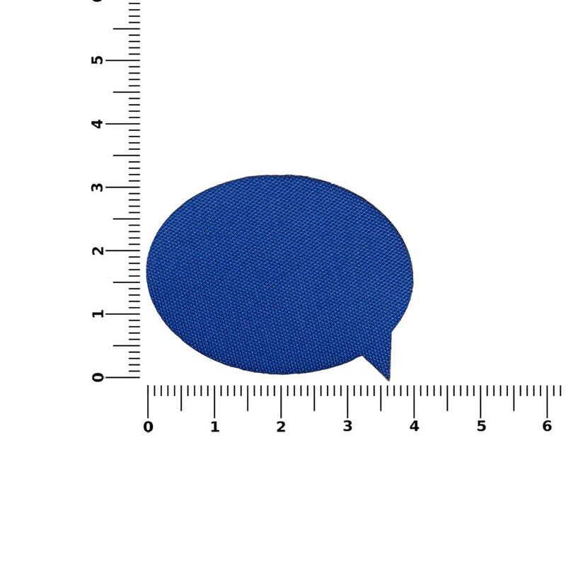 Наклейка тканевая Lunga Bubble, M, синяя арт.17902.44