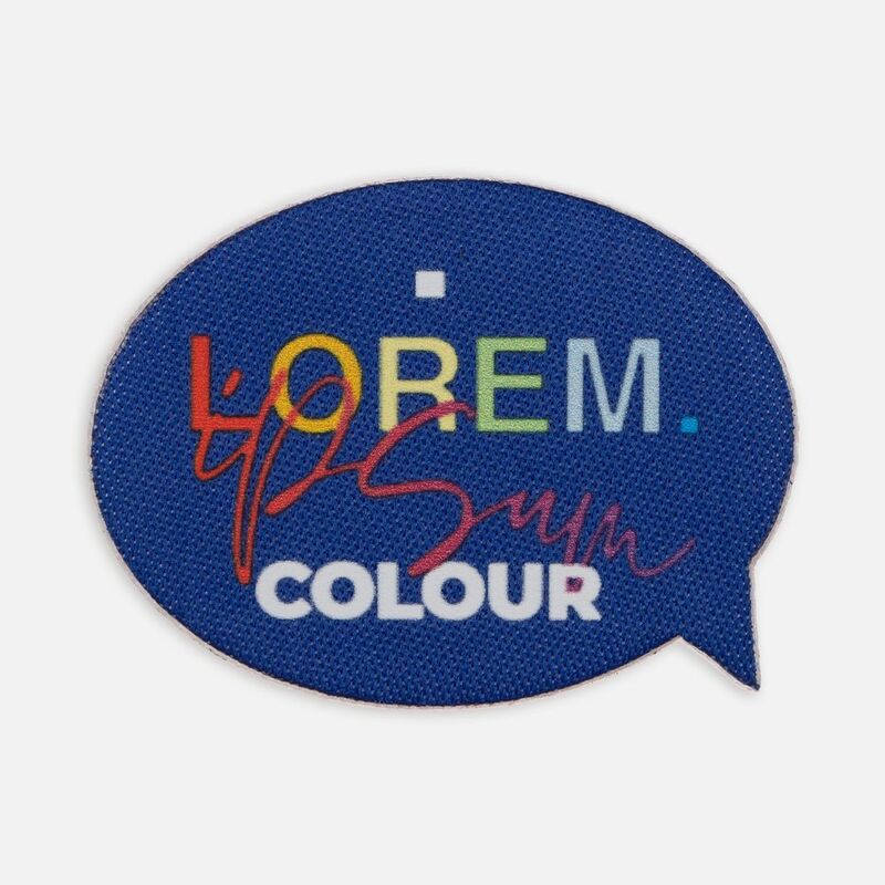 Наклейка тканевая Lunga Bubble, M, синяя арт.17902.44