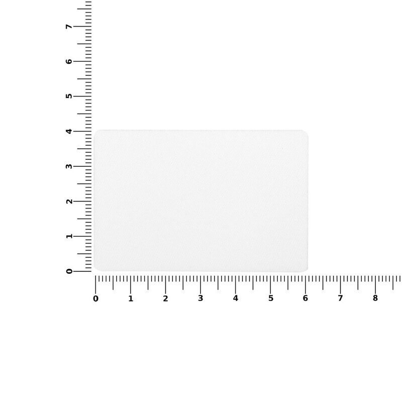 Наклейка тканевая Lunga, L, белая арт.17903.60