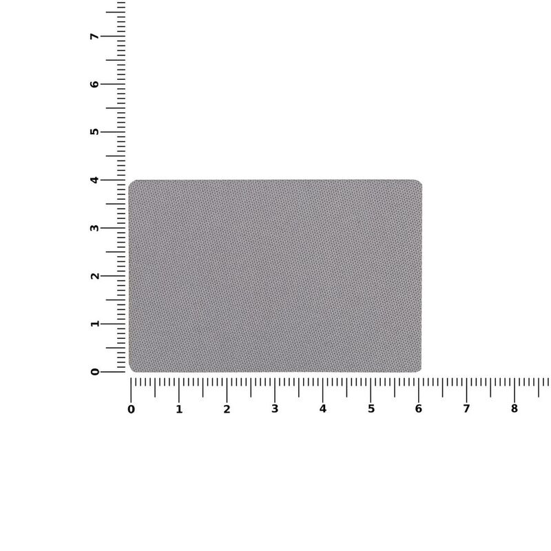 Наклейка тканевая Lunga, L, серая арт.17903.10