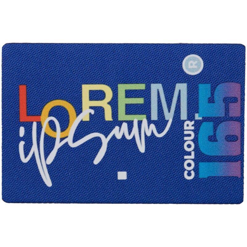 Наклейка тканевая Lunga, L, синяя арт.17903.44