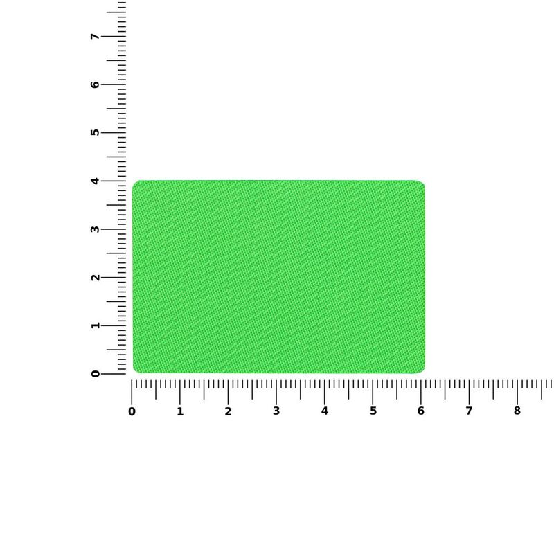 Наклейка тканевая Lunga, L, зеленый неон арт.17903.94