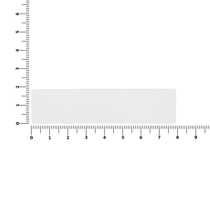 Наклейка тканевая Lunga, S, белая арт.17900.60