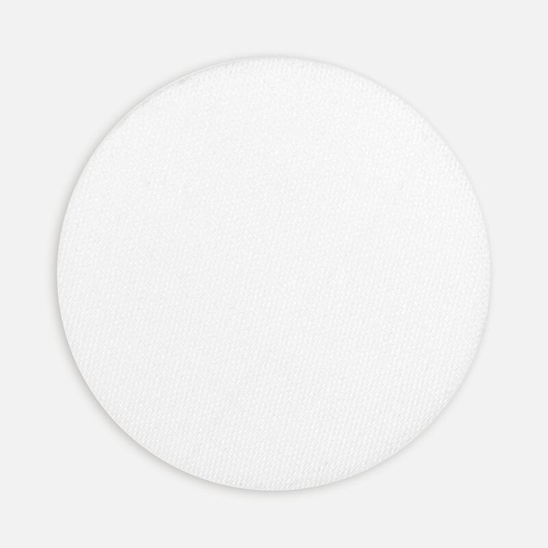 Наклейка тканевая Lunga Round, M, белая арт.17901.60