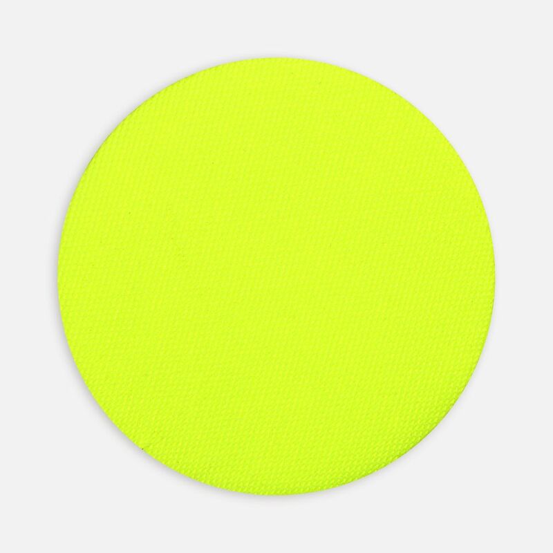 Наклейка тканевая Lunga Round, M, желтый неон арт.17901.89