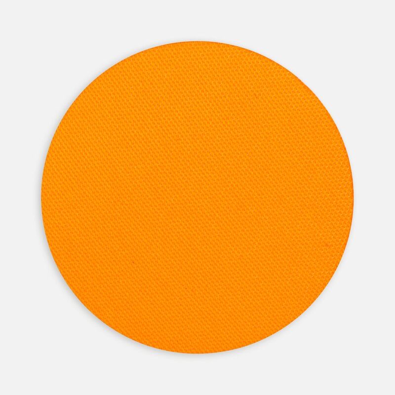 Наклейка тканевая Lunga Round, M, оранжевый неон арт.17901.22