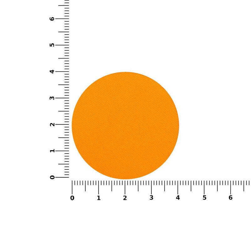 Наклейка тканевая Lunga Round, M, оранжевый неон арт.17901.22