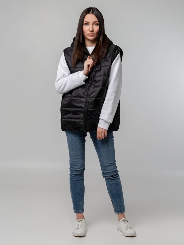 Жилет Orkney с капюшоном, черный арт.15222.30