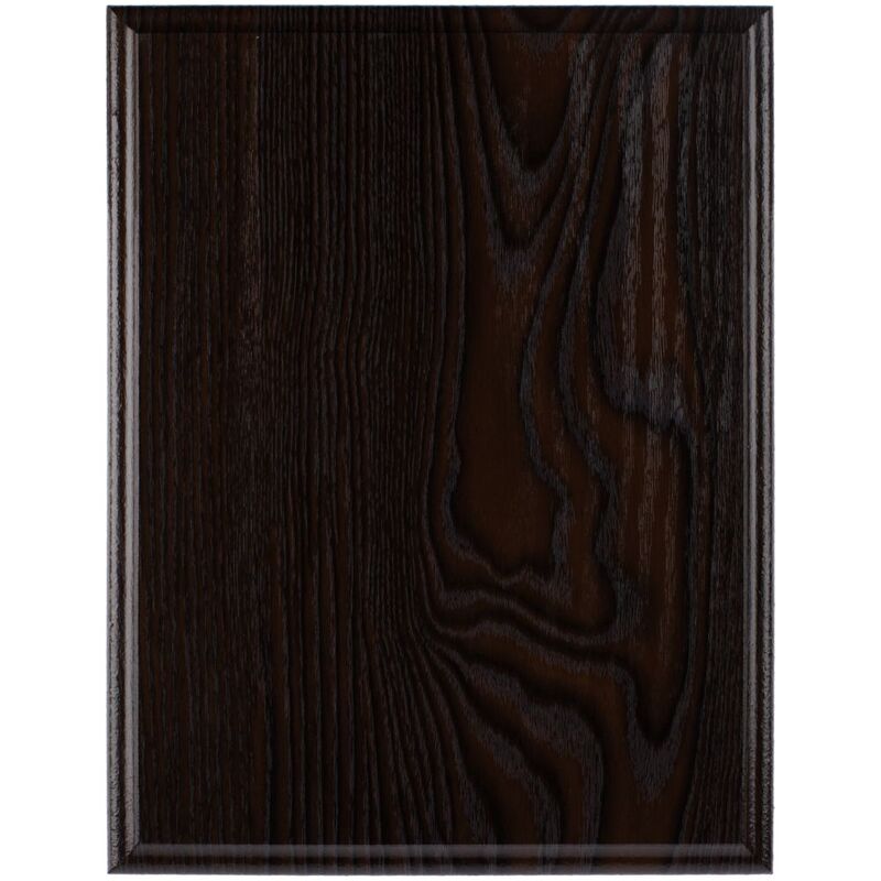 Плакетка Plaque, большая, венге с золотистой пластиной арт.15516.01