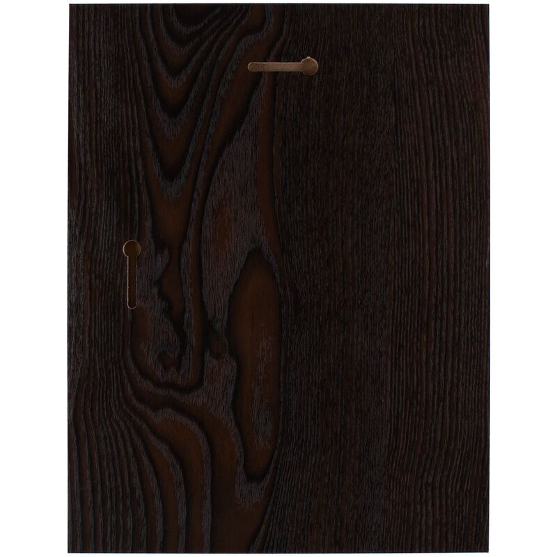 Плакетка Plaque, большая, венге с серебристой пластиной арт.15516.02