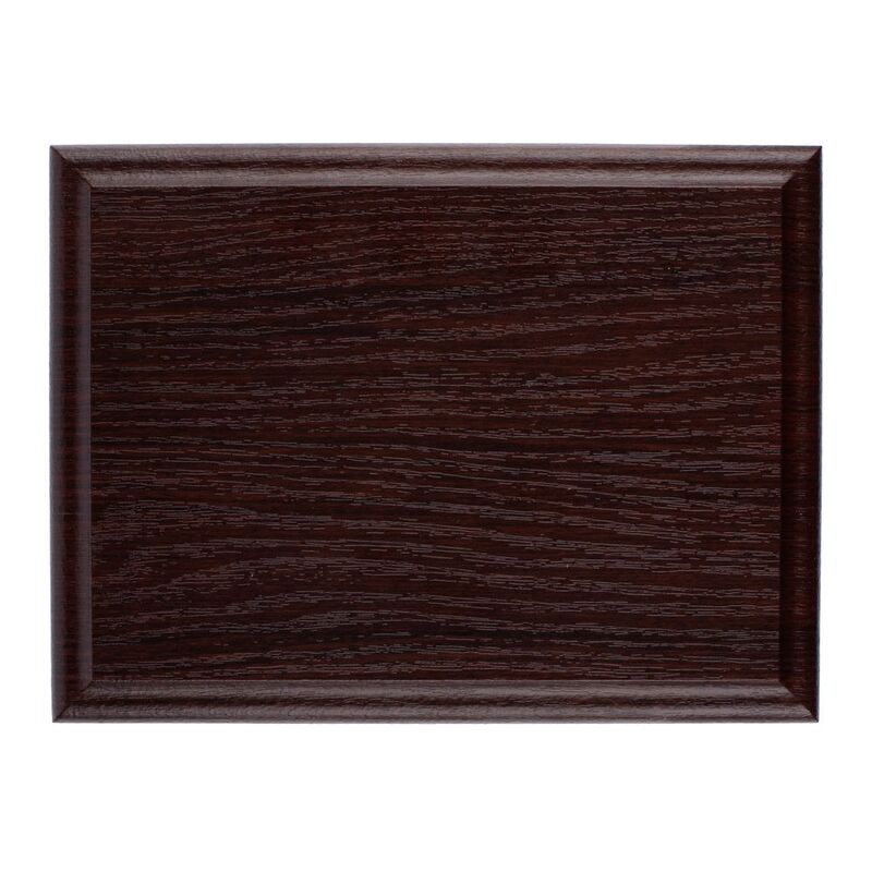 Плакетка Plaque, малая, вишня с золотистой пластиной арт.15517.03