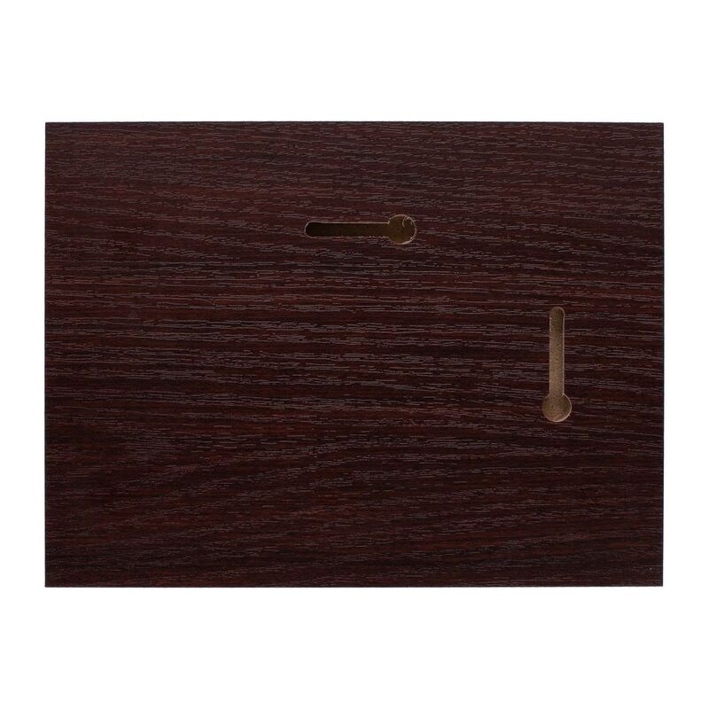 Плакетка Plaque, малая, вишня с золотистой пластиной арт.15517.03