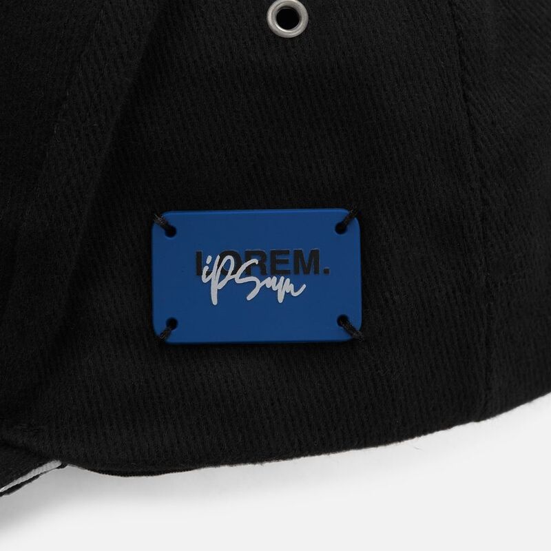 Бейсболка Classic, черная с белым кантом арт.15848.30