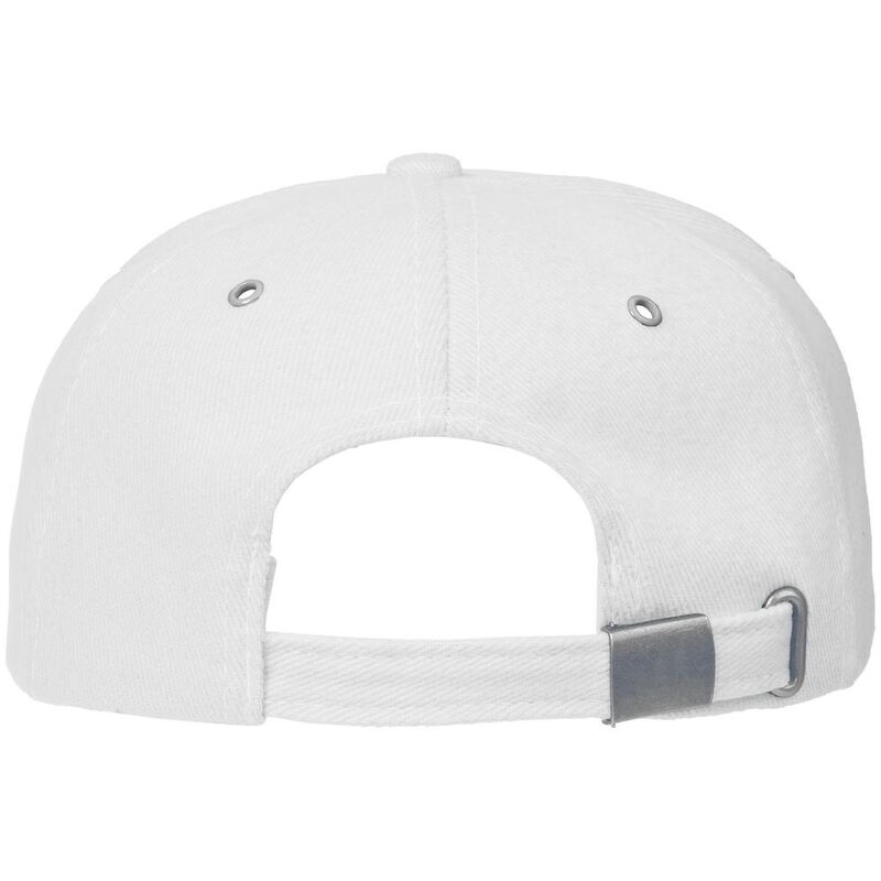 Бейсболка Classic, белая с темно-синим кантом арт.15848.60