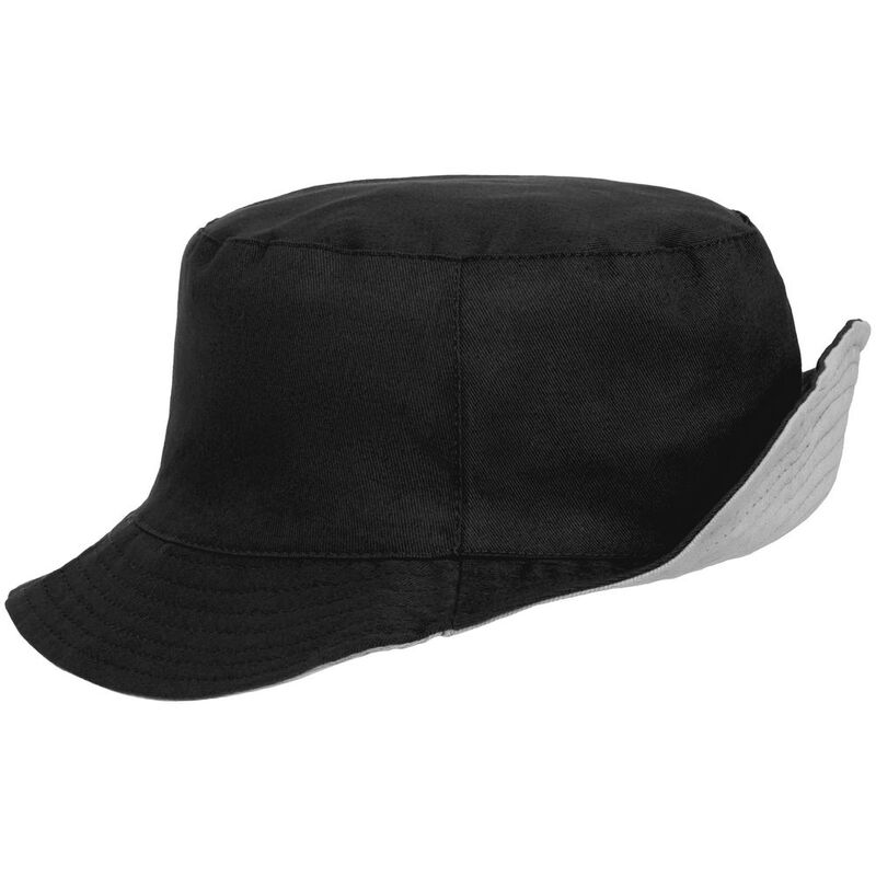 Панама Summer двусторонняя, черная с серым арт.15849.31