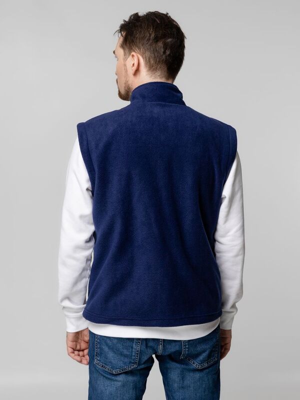 Жилет флисовый Manakin, темно-синий арт.14966.40
